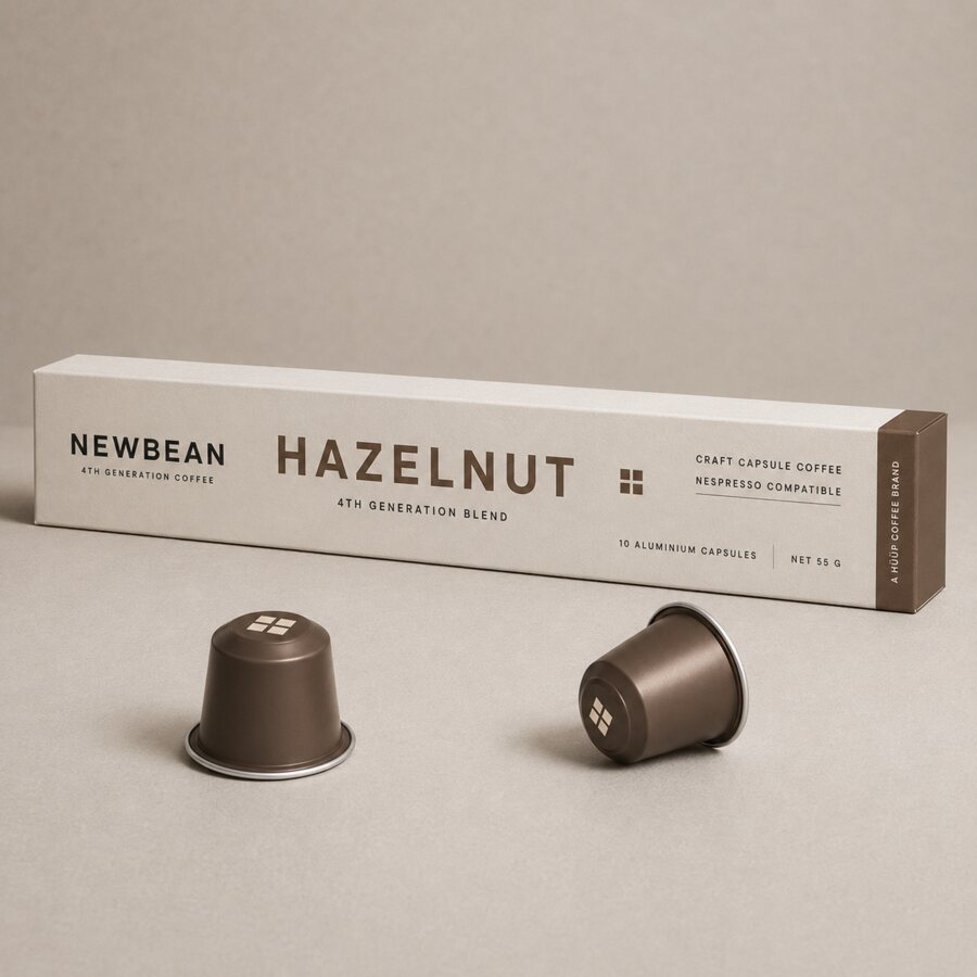 NEWBEAN Hazelnut Capsule Coffee package