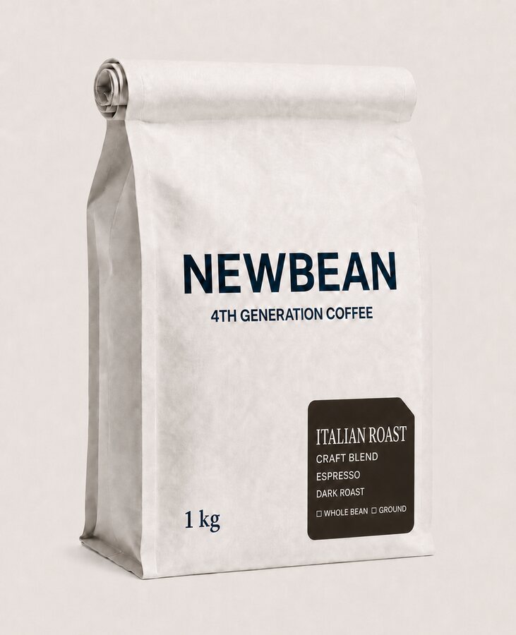 NEWBEAN Italian Roast Espresso package